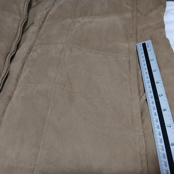 L.L. Bean Ladies Goose Down Long Double Zip Puffer With Sherpa Collar. Size XL - Picture 8 of 10